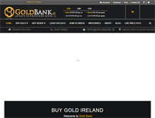 Tablet Screenshot of goldbank.ie